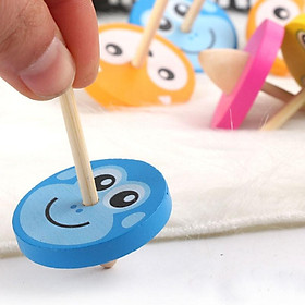 Đồ chơi con quay gỗ cho bé quà tặng cho bé trẻ em