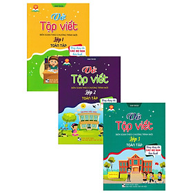Combo Vở Tập Viết Lớp 1 + Lớp 2 + Lớp 3 Toàn Tập (Dùng Chung Cho Các Bộ SGK Hiện Hành) (Bộ 3 Cuốn) - HA