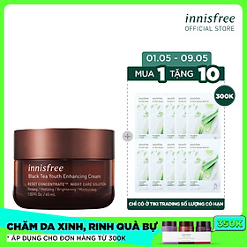 Kem Dưỡng Phục Hồi Da Và Chống Lão Hóa Trà Đen Innisfree Black Tea Youth Cream 45ml - 131172564