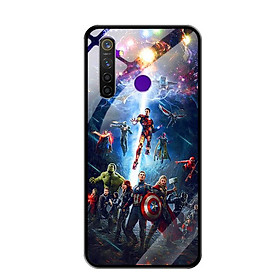 Ốp Lưng Kính Cường Lực cho Điện thoại Realme 5 Pro - 0440 MV08 - Hàng Chính Hãng