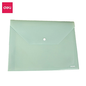 Túi file đựng tài liệu A4 Deli nhiều màu, clear bag bìa đựng tài liệu lưu trữ hồ sơ giấy tờ