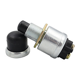 Engine Start Push Button Replace Parts Automotive Accessories 12V / 24V Momentary Start Switch Weatherproof for Car Marine ATV RV Boat