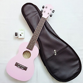 Đàn Ukulele Concert Woim 33A19 kèm bao da và máy lên dây điện tử