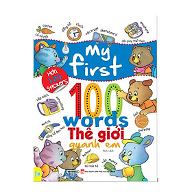 Sách - Combo 2 cuốn My First 100 Words (Hơn 120 Stickers) - ndbooks