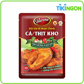 Xốt gia vị hoàn chỉnh cá thịt kho BARONA