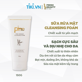 Sữa Rửa Mặt dịu nhẹ 2 in 1 Pime Cleansing Foam sạch cực sâu, tạo bọt mịn 150g