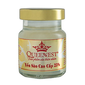 Yến sào chưng sẵn QUEENNEST 25% (Hũ 70ml)