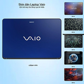 Mua Skin dán Laptop Sony Vaio màu xanh dương coban mịn (inbox mã máy cho Shop)