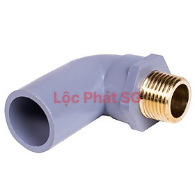 Mua Cút  Co góc ren trong (bằng thau)  răng ngoài thau PVC 21  27  34  phụ kiện ống nước PVC đủ loại