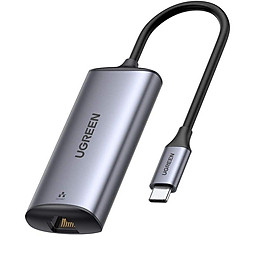 Ugreen UG70446CM275TK 2500Mbps 2.5G màu xám card mạng USB type C Gigabit Lan RJ45 cho MacBook iPad Pro điện thoại và pc - HÀNG CHÍNH HÃNG