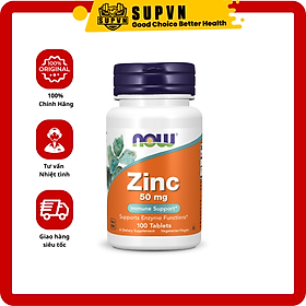 Zinc Now 50mg - Bổ Sung Kẽm, Hỗ Trợ Phát Triển Cơ Và Xương Tốt Hơn, Tăng Đề Kháng