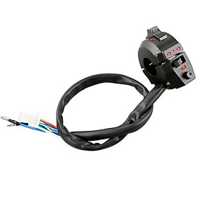 Handlebar Switch Block Lever Headlight Indicator Horn For  CG125 Black