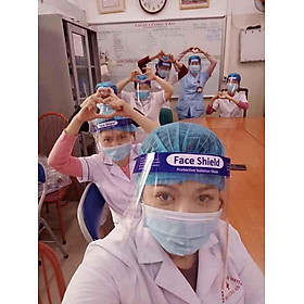 Tấm kính che mặt chống giọt bắn - Chống Bụi- An Toàn Dễ Sử Dụng