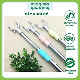 Mua Gậy Phơi Đồ Bằng Inox Gấp Gọn Cây Phơi Đồ Thông Minh Tiện Lợi