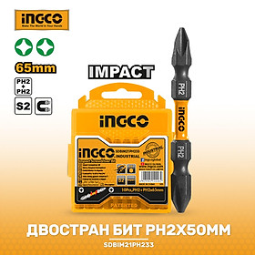 BỘ MŨI BẮT VÍT 2 ĐẦU BAKE 10 CHI TIẾT INGCO SDBIM21PH233 - HÀNG CHÍNH HÃNG