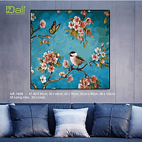Mua Tranh treo tường tự tô màu số hóa DALI Tranh Hoa H058