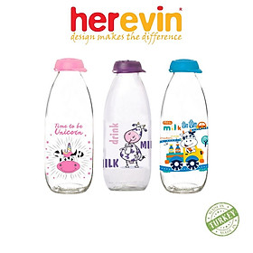 Mua Bộ 3 Chai Đựng Sữa Thuỷ Tinh Herevin Decor 1L - HECH111701-205
