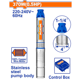 Mua MÁY BƠM GIẾNG SÂU 4  370W (CÓ HỘP ĐIỀU KHIỂN) WADFOW WWPD6011 - HÀNG CHÍNH HÃNG