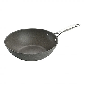 BALLARINI - Chảo Wok nhôm chống dính Salina Granititum - 30cm - Hàng Chính Hãng