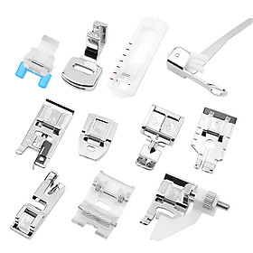 11 Pcs Sewing Machine Presser Feet Set, Professional Sewing Crafting Presser Foot Feet for for Fanghua, Jiayi 505A