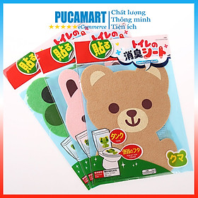 Mua Miếng Dán Khử Mùi Bồn Cầu  Toilet  Miếng Dán Trang Trí Nhà Vệ Sinh  Miếng Dán Than Hoạt Tính Hút Mùi - PucaMart