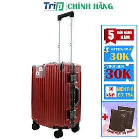 Vali kéo khung nhôm nắp gập TRIP A91 nhựa PC/ABS - Bảo hành 5 năm