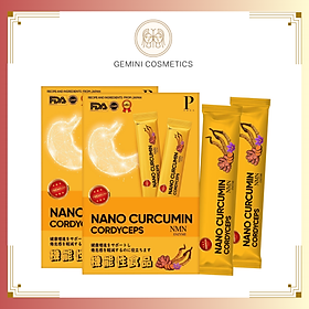 Thạch nghệ Saffron Daily Curcumin 247 Nhật Bản vị chuối tăng cường sức khỏe, làm đẹp da hiệu quả - Combo 2 hộp + quà