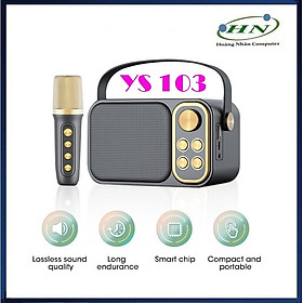 Mua LOA KARAOKE MINI KÈM MIC KHÔNG DÂY YS-103 - HN