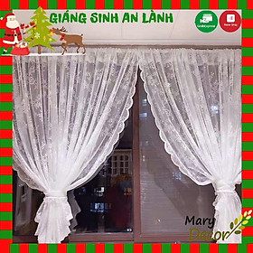 Mua Rèm cửa vải ren  rèm cửa voan hoa xinh xắn sang trọng trang trí không gian đậm chất vintage chất lượng cao