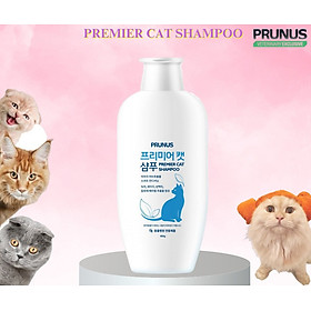 Sữa tắm mượt da lông cho mèo - PRUNUS PREMIER CAT SHAMPOO 400G