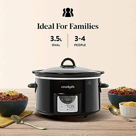 Mua NỒI NẤU CHẬM CROCKPOT ĐIỆN TỬ DUNG TÍCH 3.5 LÍT - HÀNG MUA TẠI ĐỨC Hàng chính hãng