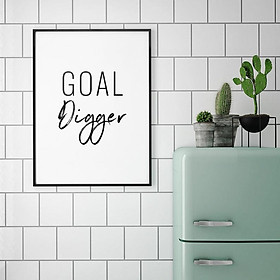 Mua Tranh in cao cấp | Typography-GOAL DIGGER 141   tranh canvas giá rẻ