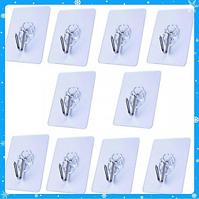 Mua Bộ 10 móc treo dán tường chịu lực 10kg - Hàng Chất Lượng