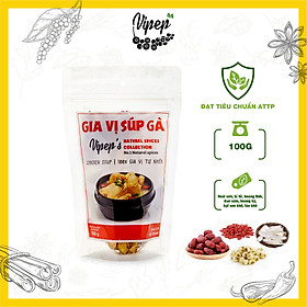 Gia Vị Nấu Súp Gà Tự Nhiên Vipep 100g