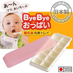 Khay đựng ăn dặm trẻ em 12 ngăn có nắp kháng khuẩn nội địa Nhật Bản