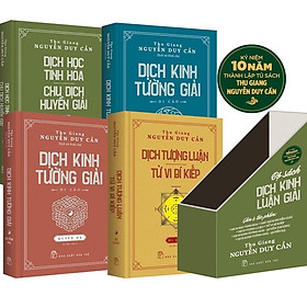 Bộ Sách Dịch Kinh Luận Giải (4 Cuốn) – Bản Quyền