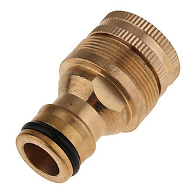 Garden Hose Quick Connect Brass Hose Quick Connector Fitting 3/4 inch GHT