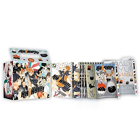 Premium Boxset Haikyu!! - Tập 1 - 15 (Bộ 15 Cuốn) - Tặng Kèm Bìa Áo Hiệu Ứng UV + Bìa Áo Hiệu Ứng Metalize