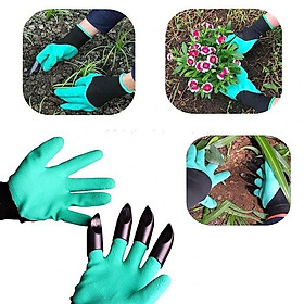Mua Bao tay làm vườn Găng tay chuyên dụng làm vườn có móng vuốt  chống thấm nước   Cao su Latex co giãn đàn hồi tốt siêu bền