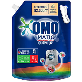 Nước giặt Túi 3.7kg OMO Matic Cho máy giặt cửa trước Cửa Trước Bền Màu Bền