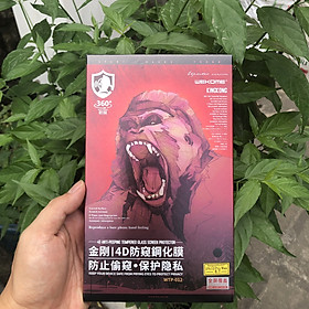 Kính Cường Lực Chống Nhìn Trộm KingKong Dành Cho iPhone - Full Hộp - Dán Full Màn - Hàng Chính Hãng  - 12ProMax (6,7")