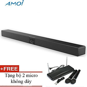 Loa Soundbar âm thanh 3D 5.1 8 loa tích hợp công suất 100w bluetooth 4.0 Amoi + tặng bộ 2 micro - ShopToro - AsiaMart