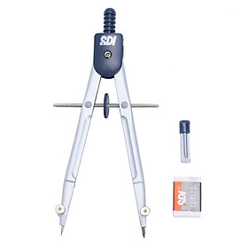 Bộ compa ngòi chì lớn kèm gôm sdi 0604a