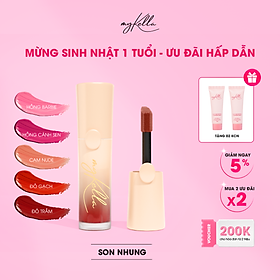 Son Nhung myKella Chất Nhung Mịn Mượt, Dưỡng Môi Nhẹ Tênh - KISSABLE VELVET LIP CREAM 5ml