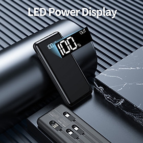 Mua Sạc Dự Phòng Kivee-PT129P 10000mAh đi kèm với cáp sạc LED hiển thị kỹ thuật số nguồn - Bảo Hành 12 tháng