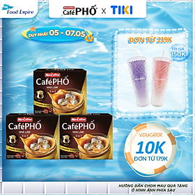 Combo 3 hộp Cà phê Phố Nhà làm - MacCoffee (hộp 10 gói x 28g)