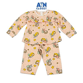 Bộ quần áo Dài bé gái họa tiết Nàng Tiên Cam Thun cotton - AICDBGG4ABVV - AIN Closet
