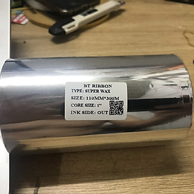 Mua Mực in mã vạch tem nhãn Super Wax 110x300m (BT103)