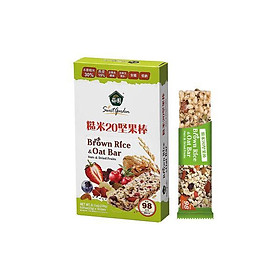 Thanh bánh quả hạch gạo lứt Sweet Garden Đài Loan (23gx10 que)/ hộp