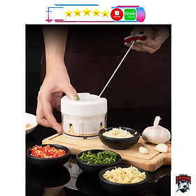 Mua Máy Xay Ép Đa Năng Bằng Tay Xay Hành Tỏi Ớt Trái Cây Đánh Trứng Dụng Cụ Cầm Tay Băm Nhỏ Hoa Rau Củ Quả Mini